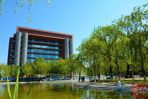 Campus buildings and grounds at Hebei University